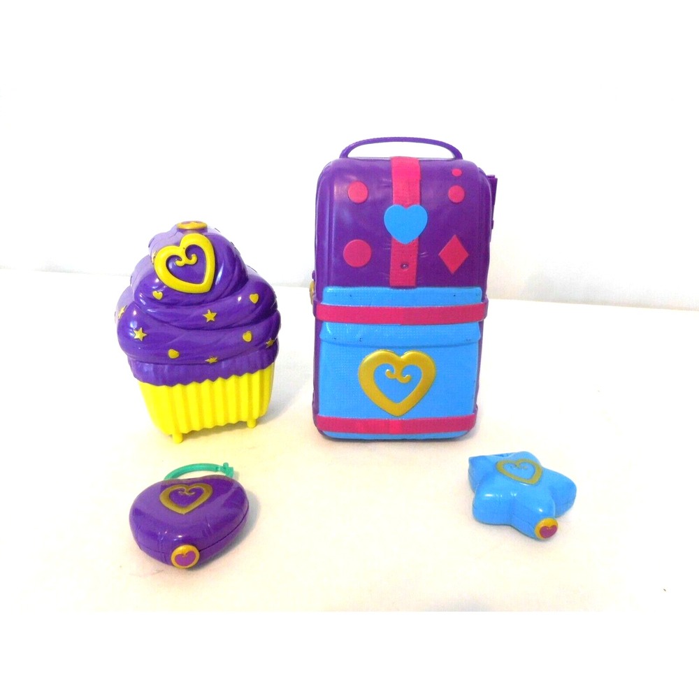 Polly Pocket Hidden Places Beach‎ Vibes Backpack + Picnic + Sweet  + Aquarium